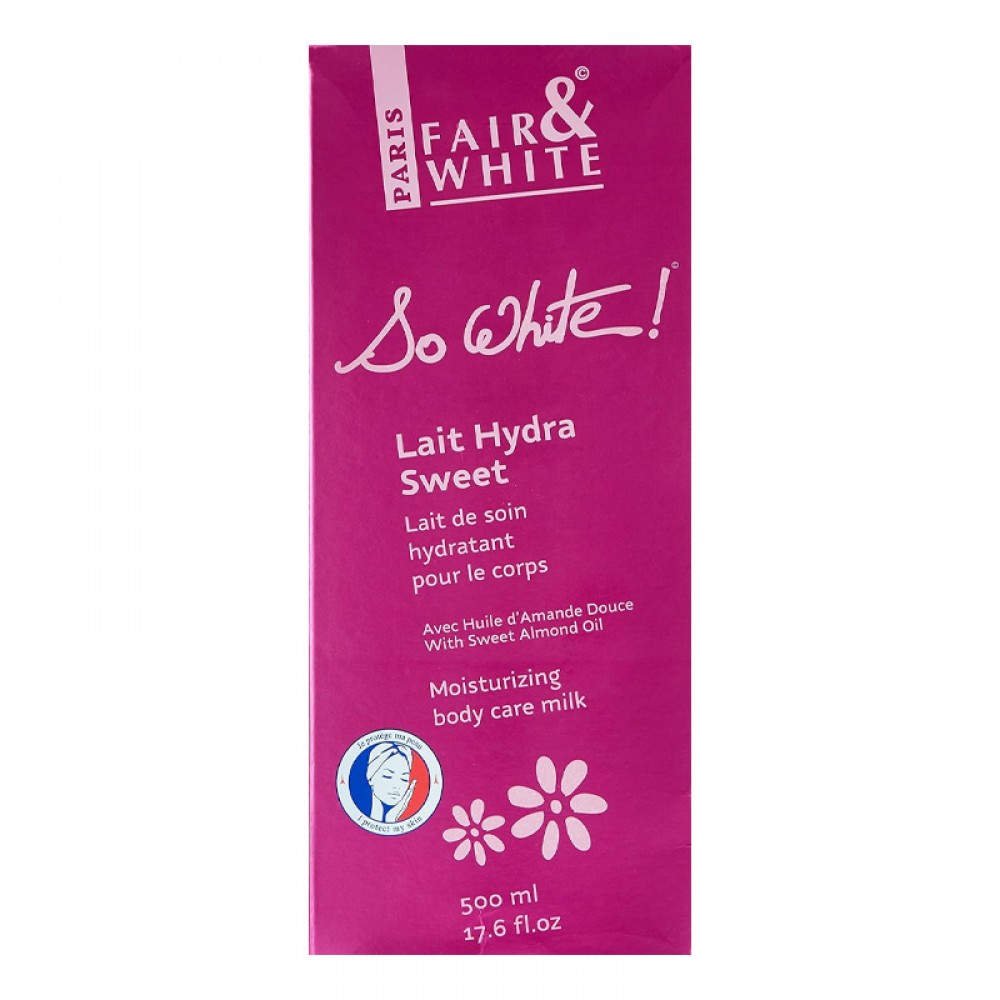 Fair & White So White Body Milk for Brightening and Moisturizing - 500ml