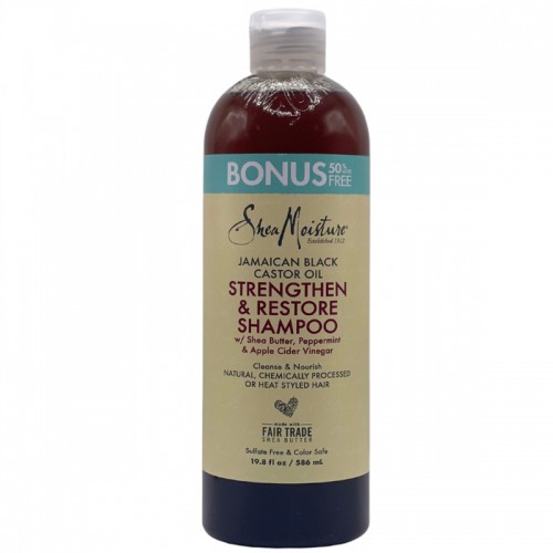 Shea Moisture SheaMoisture Jamaican Black Castor Oil Strengthen & Restore Shampoo 16.3 Oz  Shea Moisture SheaMoisture Jamaican Black Castor Oil Strengthen & Restore Shampoo 16.3 Oz