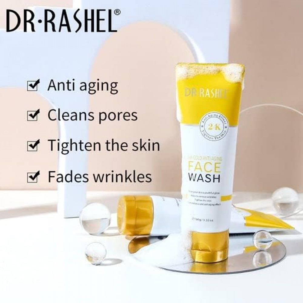 Dr. Rashel Anti-Aging Gold Face Wash - 100g