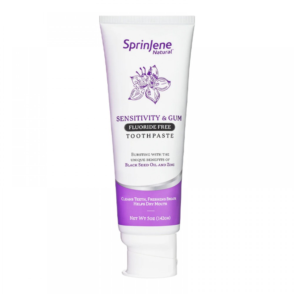 SprinJene Natural® Sensitivity & Gum Fluoride Free Toothpaste  5oz