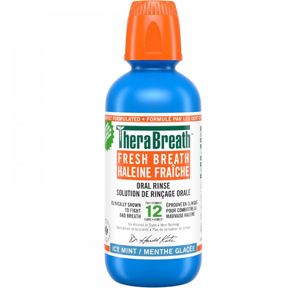 The Breath Co Fresh Mouthwash with Refreshing Mint Flavor 473 ml