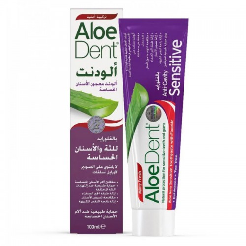 AloeDent Fluoride Toothpaste for Gums and Sensitive Teeth 100 ml AloeDent