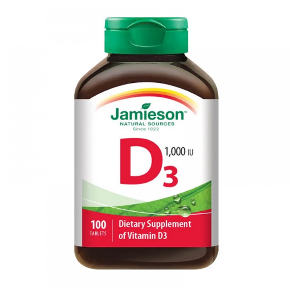 Jamieson Vitamin D3 1000 IU - 100 tablets