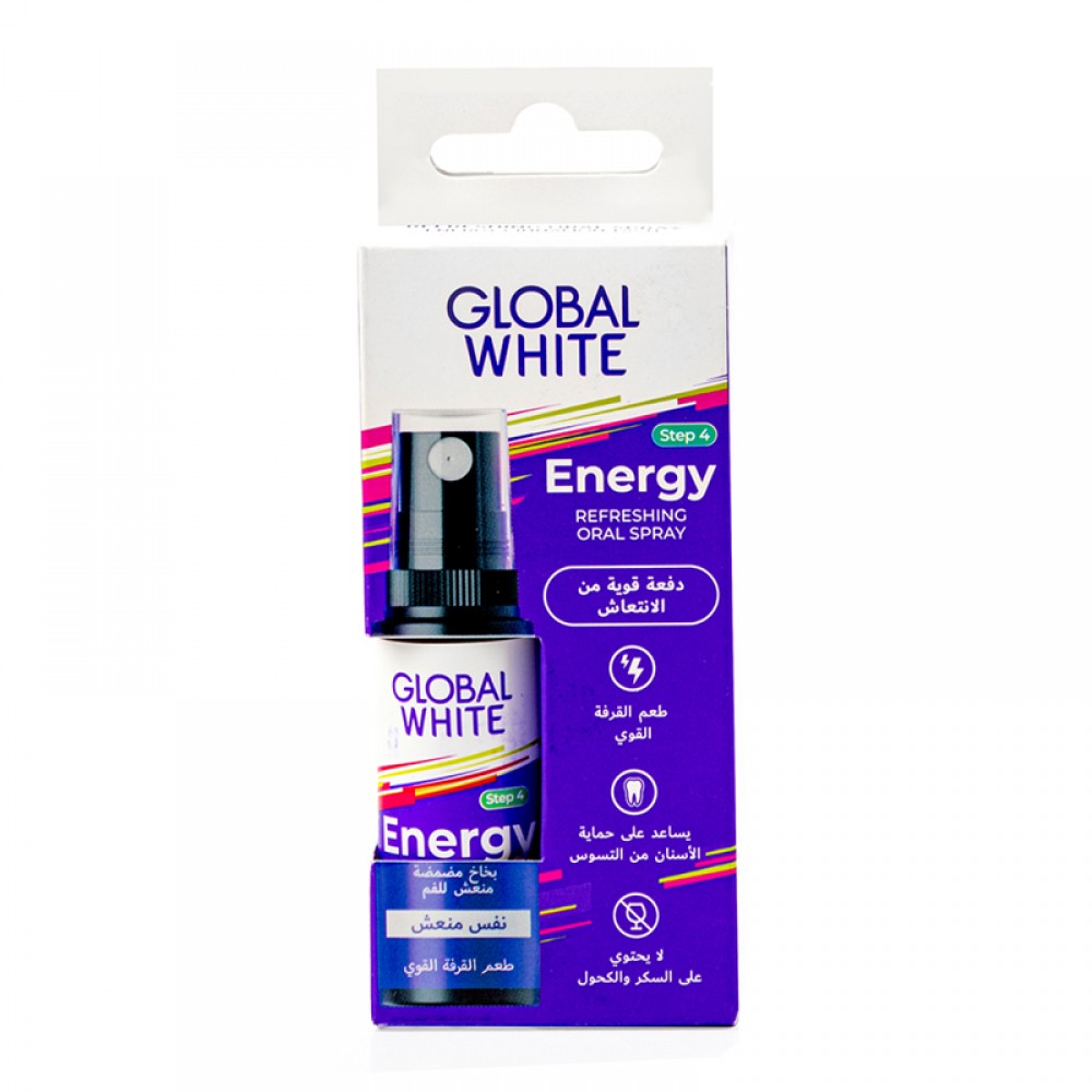 Global White Fresh Cinnamon Oral Spray - 15ml