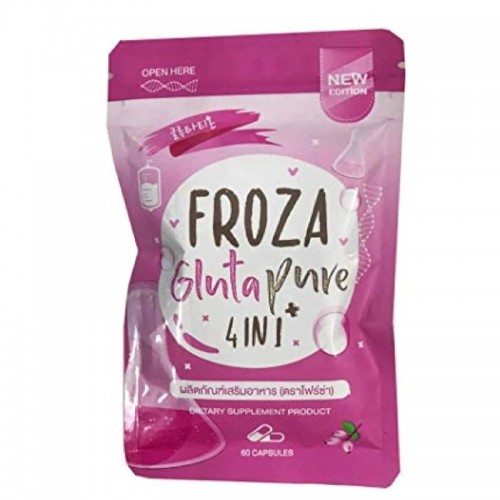 Gluta Pure 4-in-1 Capsules - 60 Capsules by Froza Frozen Charcoal