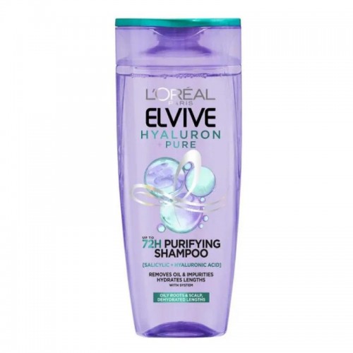 L'Oreal Paris Elvive Hyaluron Pure Purifying Scalp Shampoo, 400 ml