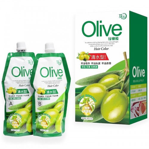 Original Hair Dye Cream with Olive Oil, Chemical-Free, for Gray Coverage, Natural Black Color, 500ml × 2 - Swift Olive Oil Original Hair Dye Cream with Olive Oil, Chemical-Free, for Gray Coverage, Natural Black Color, 500ml × 2 - Swift Olive Oil
