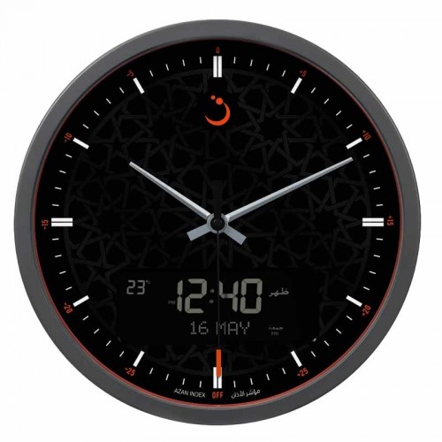 Wall Clock Black CR-23 B Wall Clock Black CR-23 B
