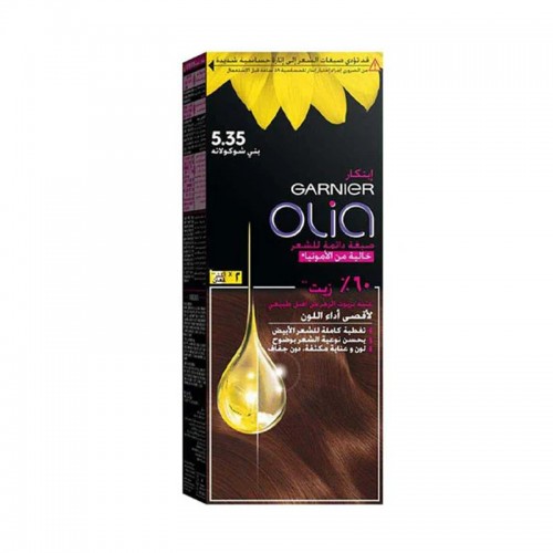 Olia Hair Color Chocolate Brown 5.35 Olia Hair Color Chocolate Brown 5.35