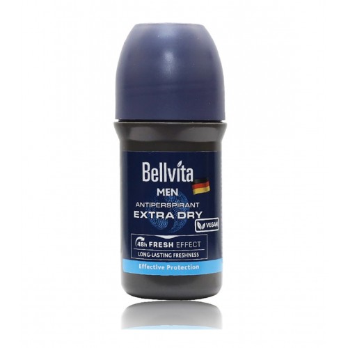 Bellvita Men Antiperspirant Extra Dry 50ml - Trace-Free Protection Bellvita Men Antiperspirant Extra Dry 50ml - Trace-Free Protection