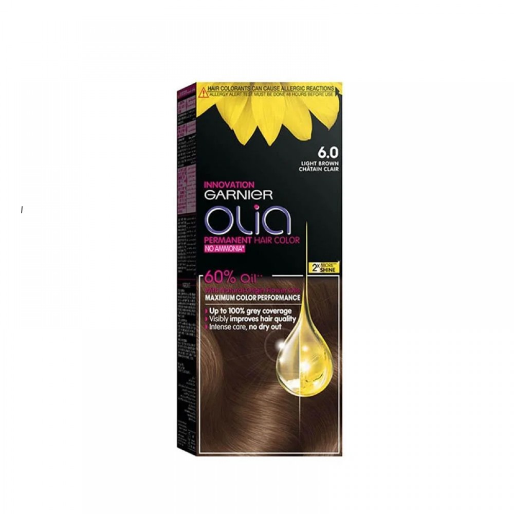 Garnier Olia Ammonia-Free Hair Color - Light Brown 6.0