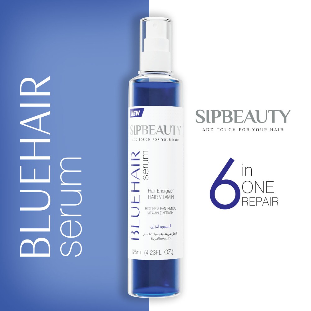 The Blue Serum for Nourishing Hair Follicles with Vitamin E - 125ml