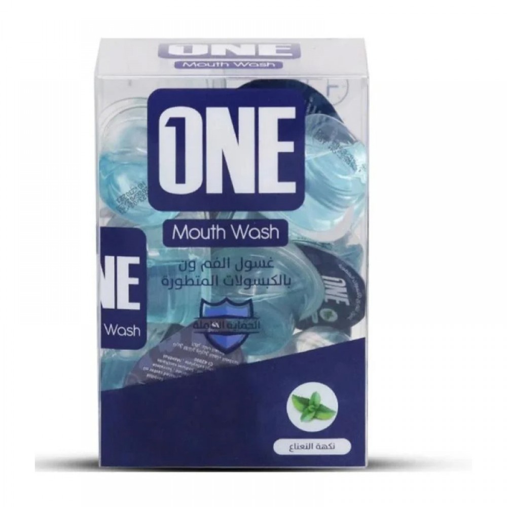 The One Advanced Mouthwash Capsules with Mint Flavor - 20 Capsules, 15ml