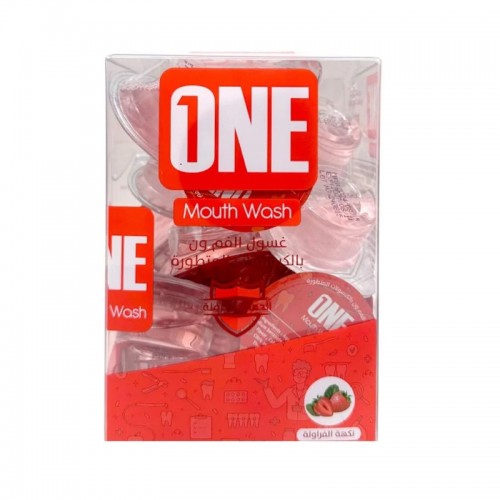 The One Advanced Mouthwash Capsules with Strawberry Flavor, 20 Capsules × 15ml
