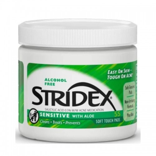 Stridex Aloe Vera Pads for Sensitive Skin - 90 Pads