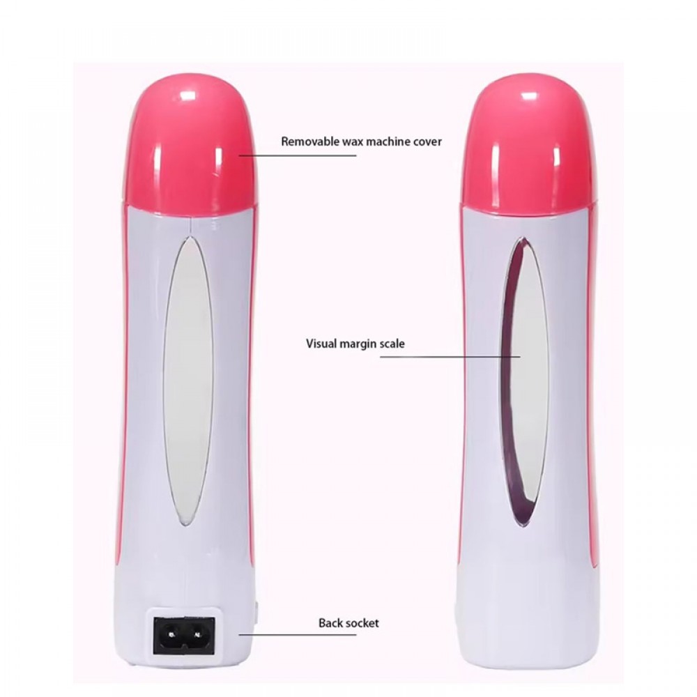Hair Removal Set: Wax Heater + 3 Italian Wax Rolls for Hair Removal