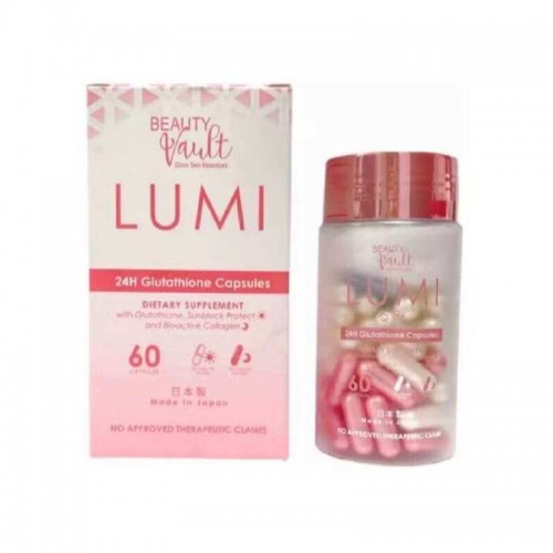 Beauty Vault Lumi 24-Hour Glutathione Capsules – 60 Capsules