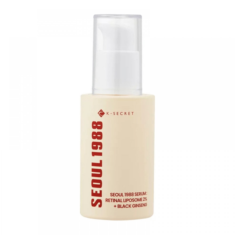 K-Secret Seoul 1988 Retinal 2% Serum with Black Ginseng – 30m