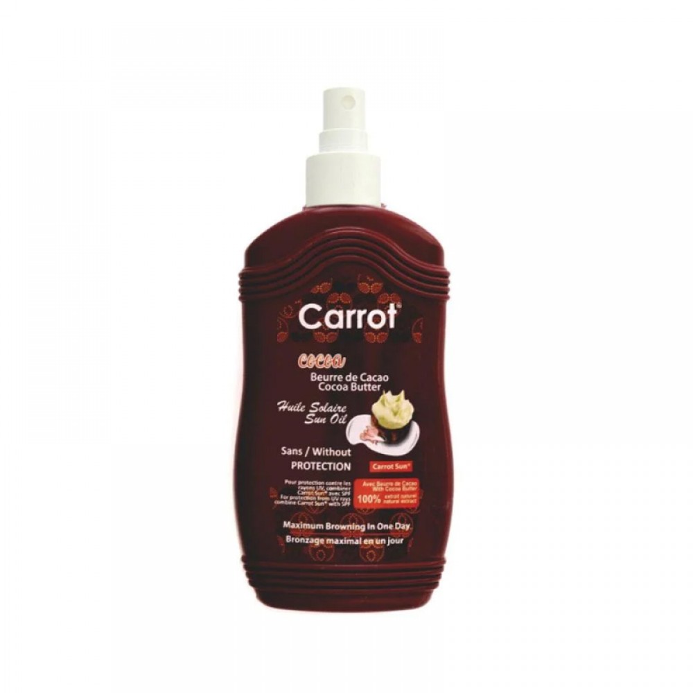 Carrot Sun Cocoa Butter Tanning Oil – 200 ml