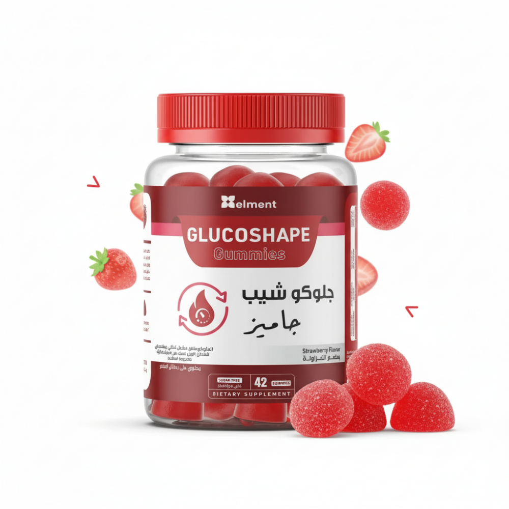 "GlucoShape Glucomannan Gummies, 42 Pieces, from Elment"