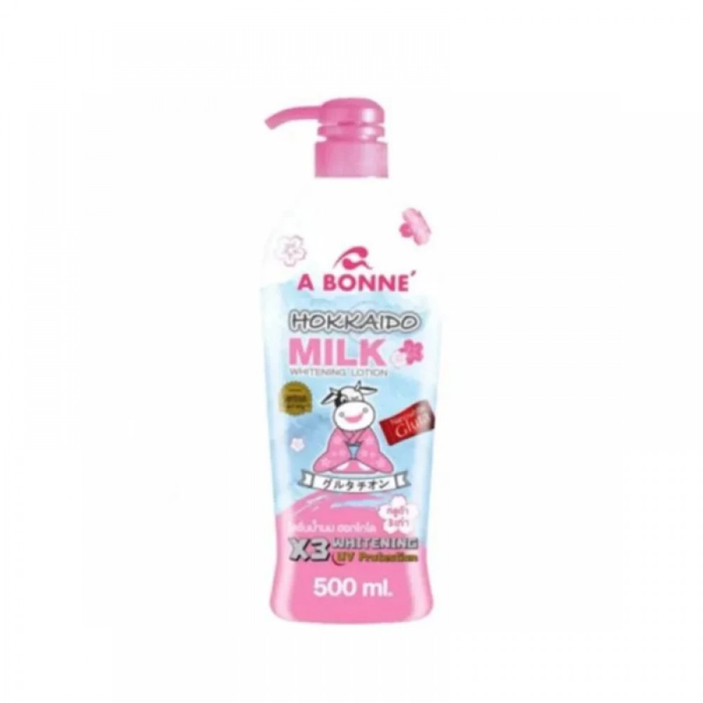 Hokkaido Milk Whitening and Moisturizing Body Lotion by Ebonne, 500 ml