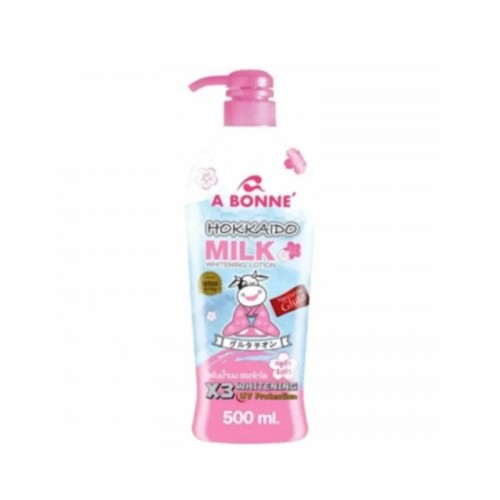 Hokkaido Milk Whitening and Moisturizing Body Lotion by Ebonne, 500 ml