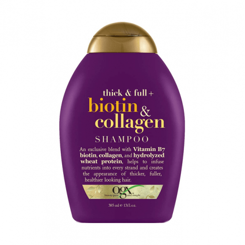 OGX, Shampoo, Thick & Full+ Biotin & Collagen, New Gentle & PH Balanced Formula, 385ml OGX, Shampoo, Thick & Full+ Biotin & Collagen, New Gentle & PH Balanced Formula, 385ml