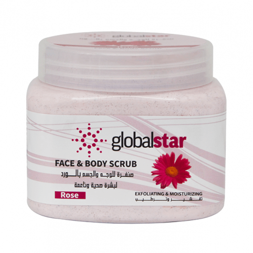 Globalstar Rose Face and Body Scrub - 500ml