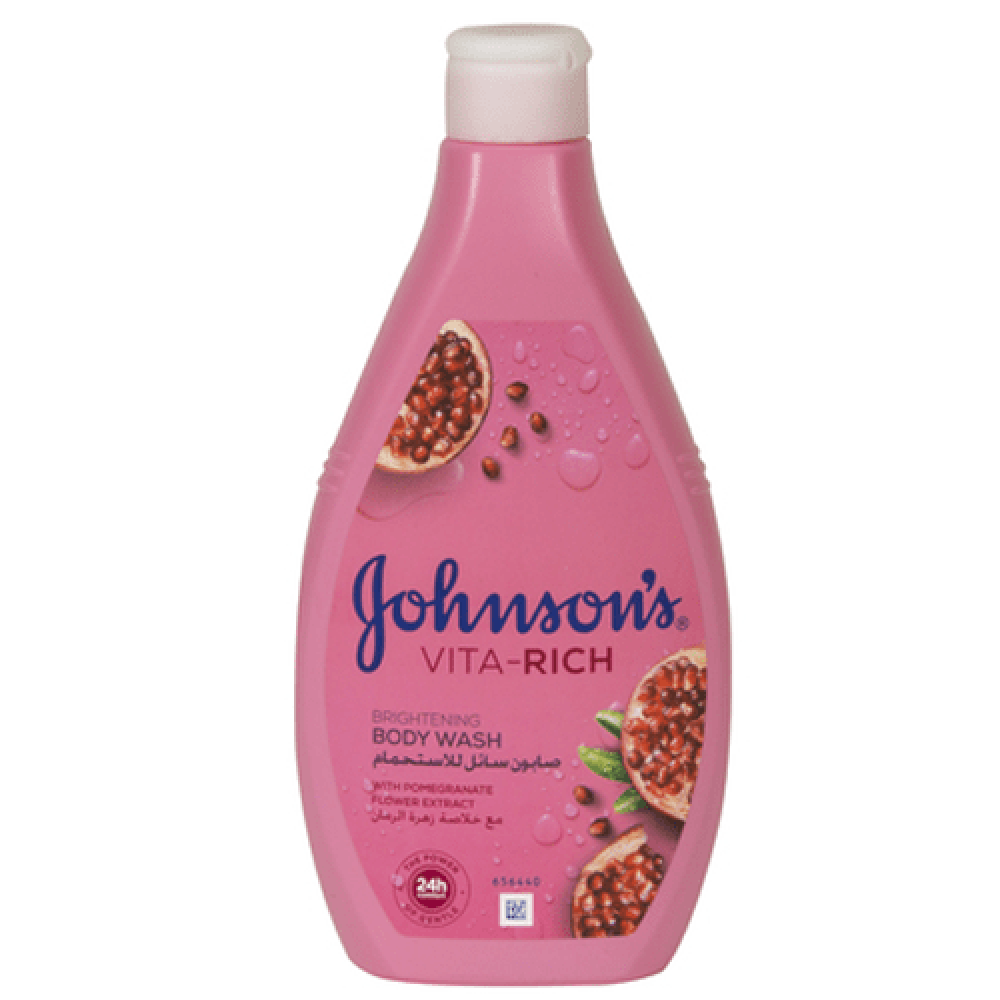 JOHNSON’S Body Wash - Vita-Rich, Brightening Pomegranate Flower,250ml