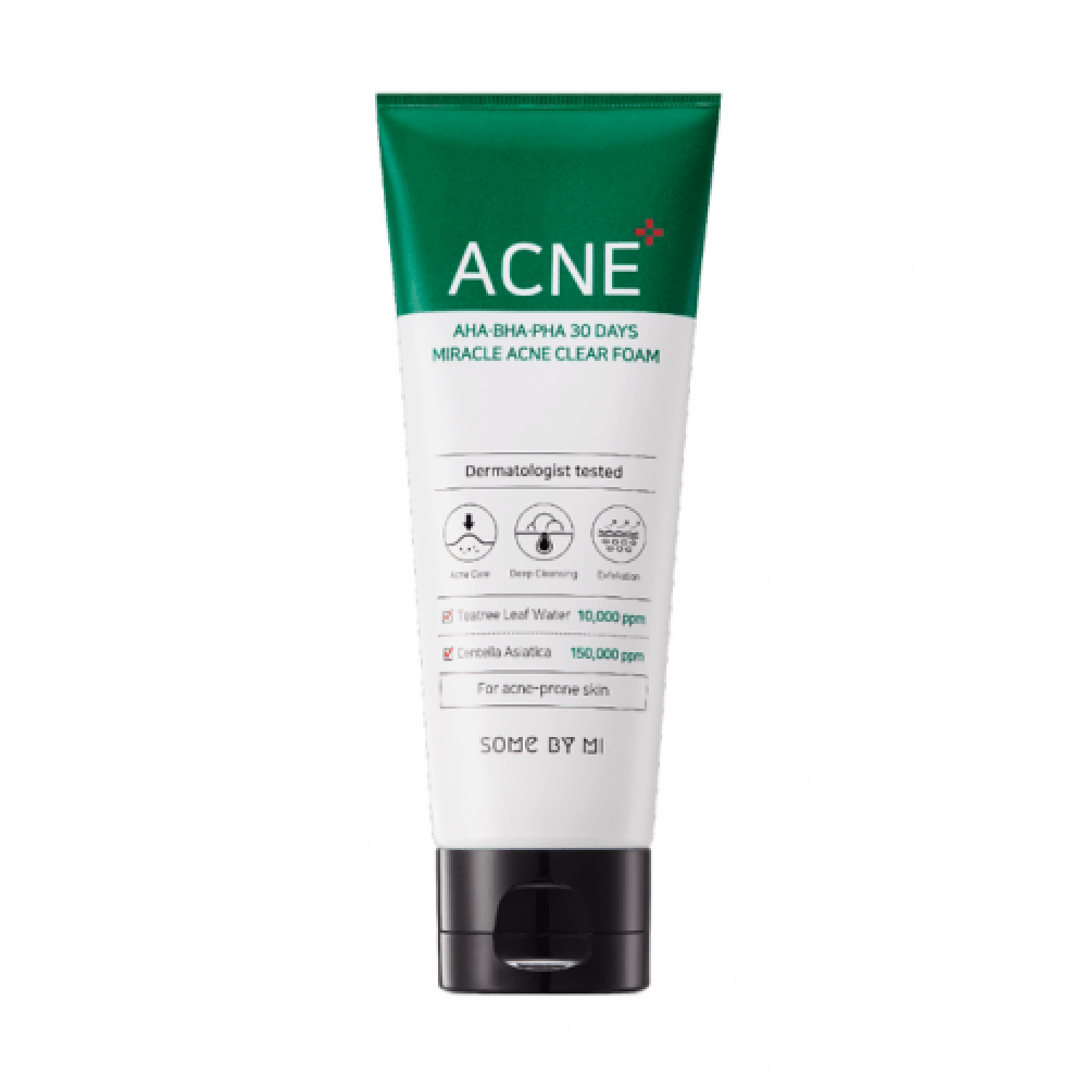Some By Mi AHA-BHA-PHA 30Days Miracle Acne Clear Foam - 100ml