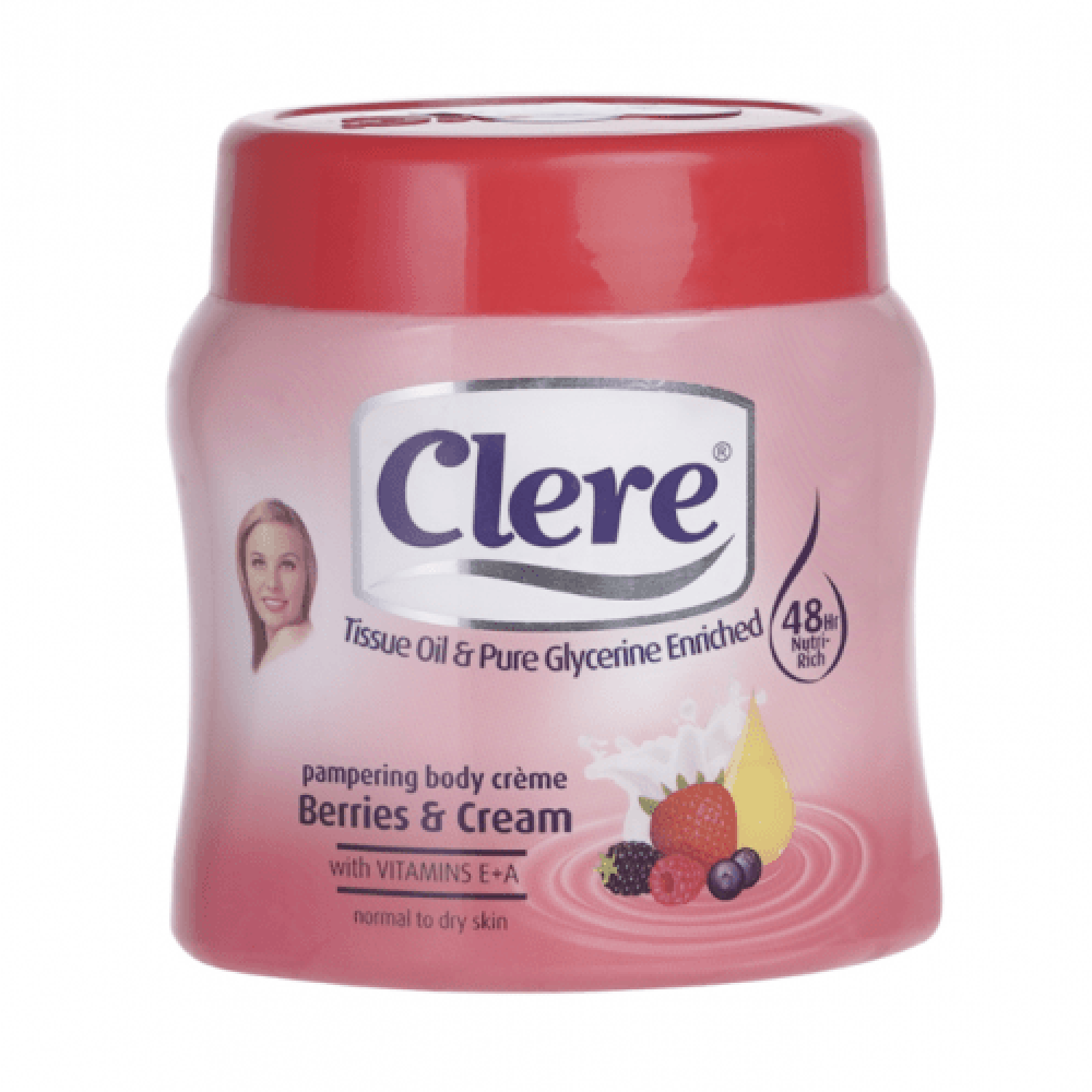 Clere berries Body Cream - 500ml