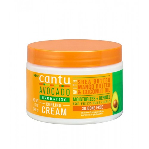 Cantu Avocado Curl Cream With Shea Butter Mango Butter And Coconut Oil - 340g