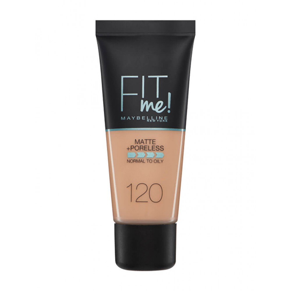 Maybelline New York Fit Me Matte & Poreless Foundation 120 Luxurious Ivory