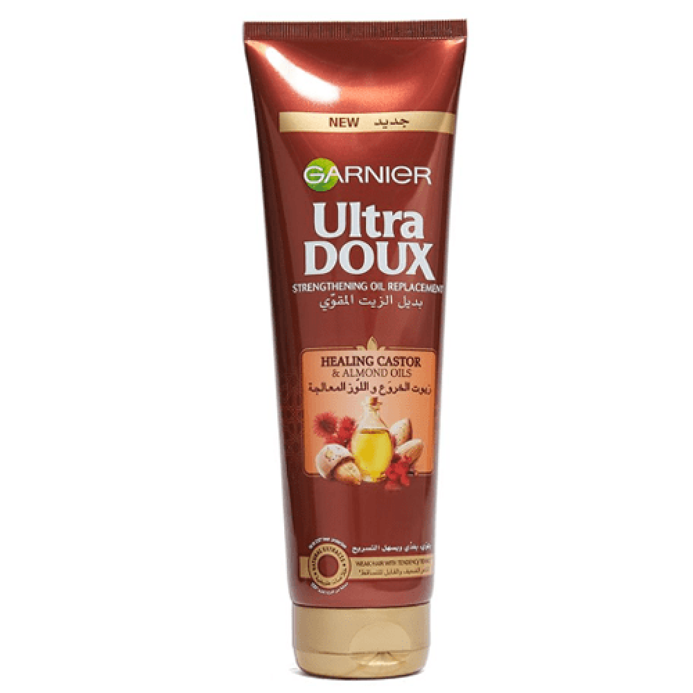Garnier, Ultra Doux, Oil Replacement, Strengthen Hair, With Castor & Almond Oils - 300 Ml