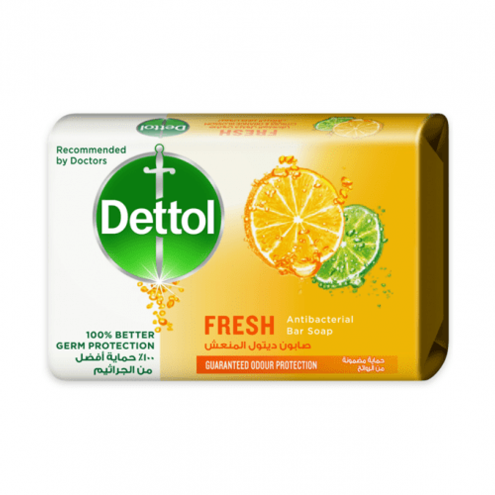 Dettol Fresh Anti-Bacterial Bathing Soap Bar , 165g