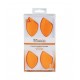 Real Techniques Miracle Complexion Sponge Set, Orange, 4 Pieces