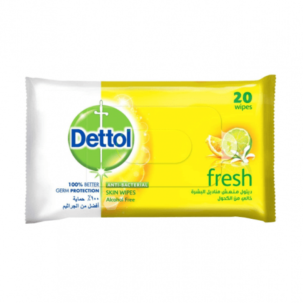 Dettol fresh Skin Wipes - 20 Wipes