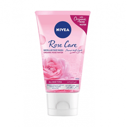 غسول الوجه ميسيلار بماء الورد من نيفيا - 150مل
