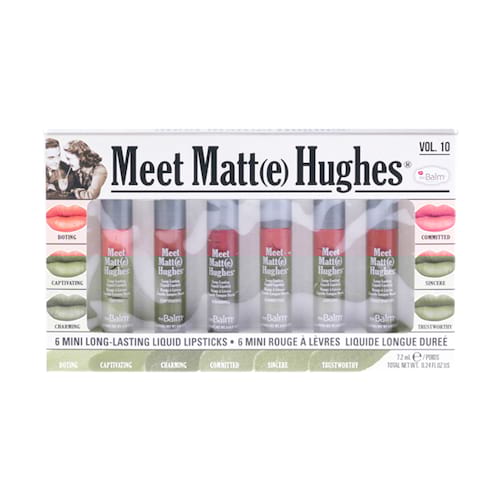 theBalm Meet Matte Hughes Set of 6 Mini Lipsticks - Vol.10 theBalm Meet Matte Hughes Set of 6 Mini Lipsticks - Vol.10