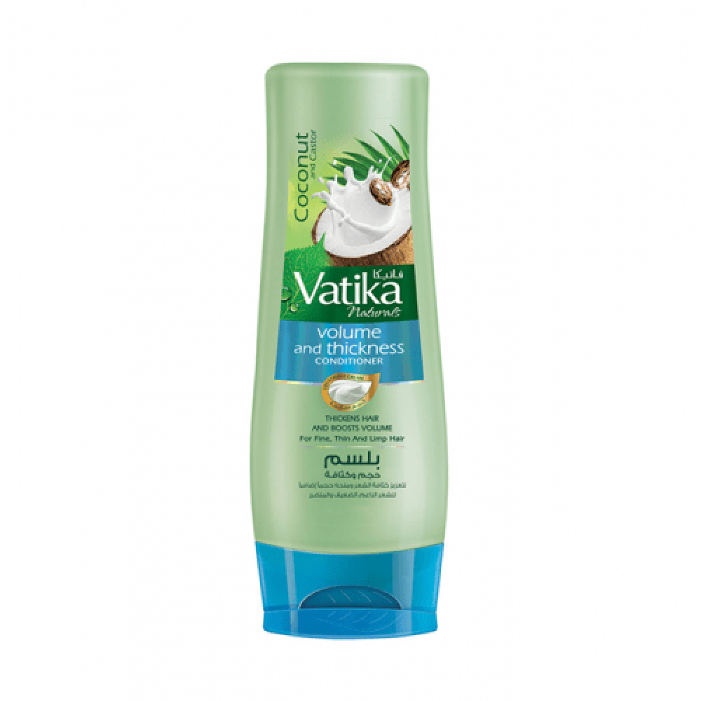 Vatika Coconut & Castor Conditioner - With Vatika Nourishing Oils For Fine & Weak Hair 400 Ml