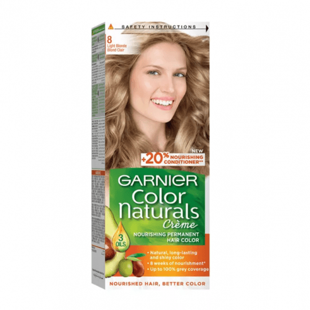 Garnier Color Naturals Hair Dye Light Blond - 8