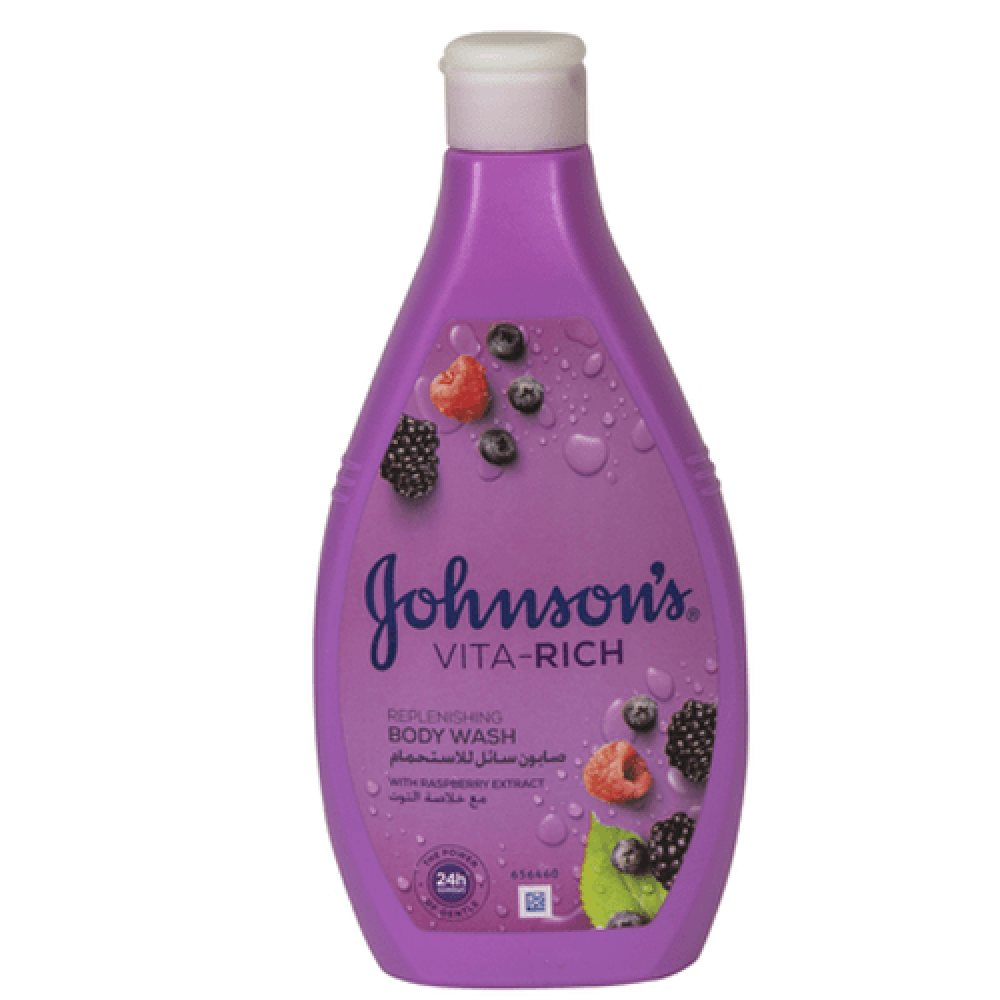 Johnson’S Body Wash - Vita-Rich, Replenishing Raspberry Extract,250Ml