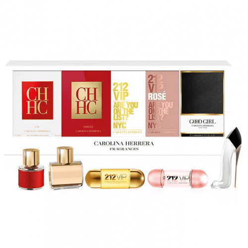 Carolina Herrera Traveller Exclusive Fragrances Set For Women - 5 Pieces