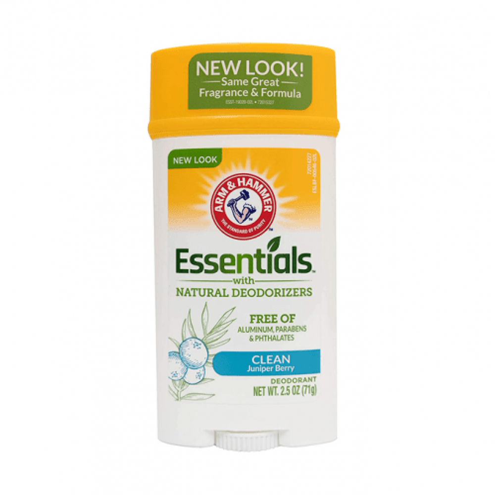 Arm & Hammer Essentials Solid Deodorant Clean Juniper Berry