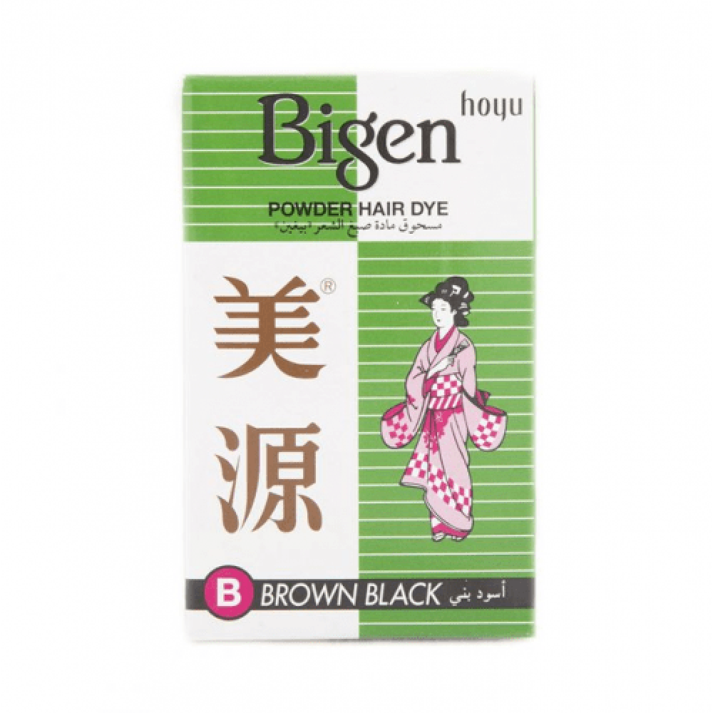 Bigen Hair Color Powder Hair Dye Brown Black