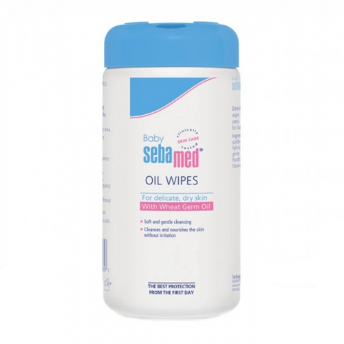 مناديل تنظيف مبللة بالزيت للأطفال من سيبا ميد بيبي - 70 منديل مناديل تنظيف مبللة بالزيت للأطفال من سيبا ميد بيبي - 70 منديل