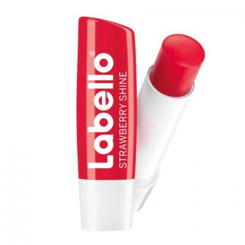 LABELLO Lip Balm, Moisturising Lip Care, Strawberry Shine, 4.8g