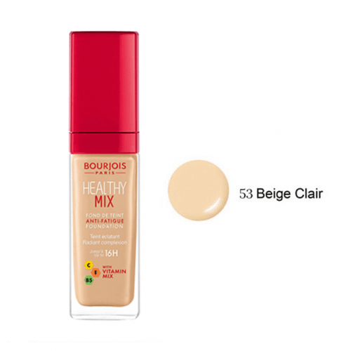 كريم اساس هيلثي مكس من برجوا - 30مل N53 Light Beige كريم اساس هيلثي مكس من برجوا - 30مل N53 Light Beige