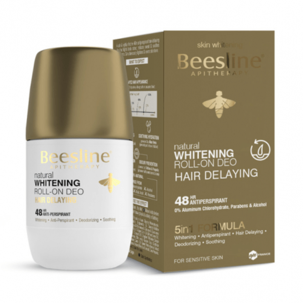Beesline Whitening Roll On Deodorant - Triple Action - 50 ml