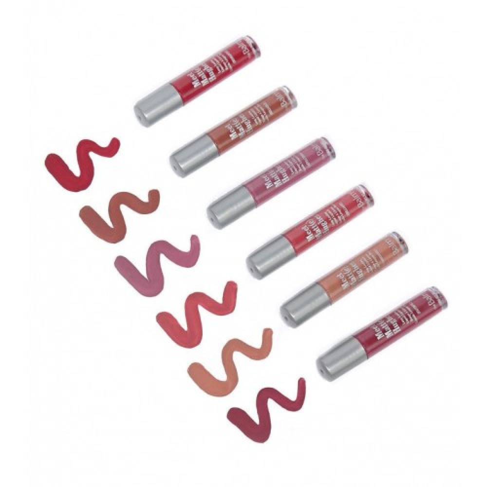 theBalm Meet Matte Hughes Set of 6 Mini Lipsticks Limited Edition - Vol2